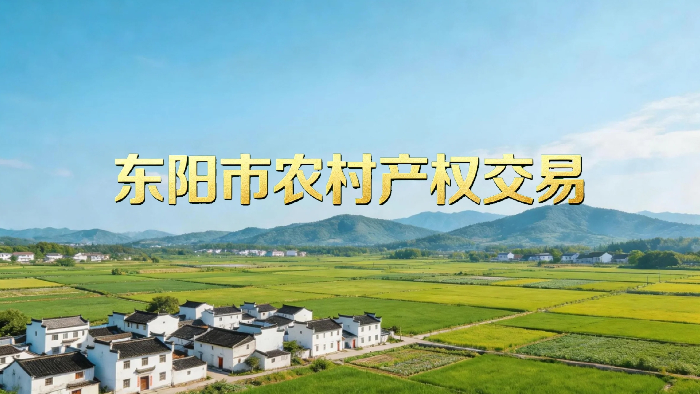东阳市农村产权交易